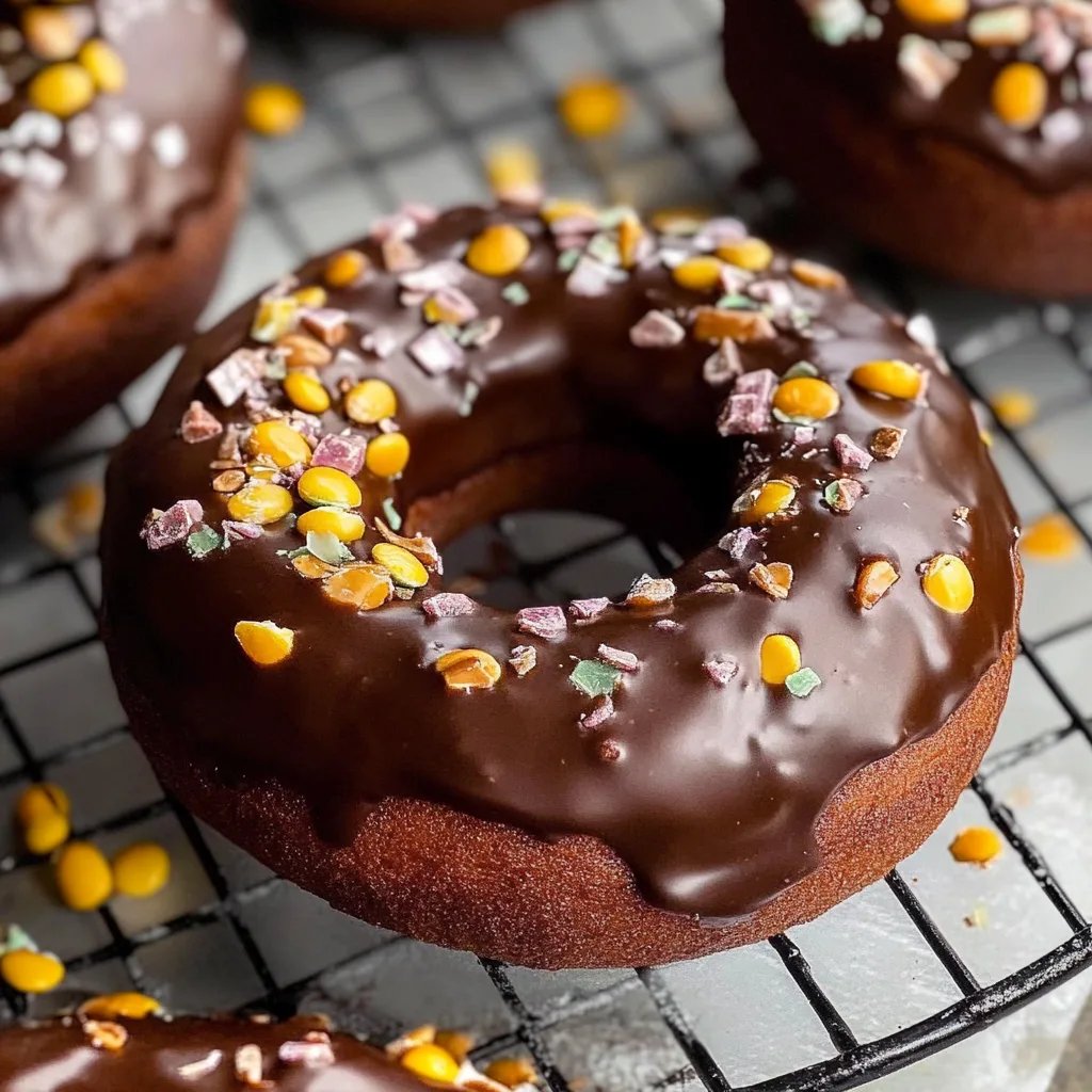 Baked Chocolate Donuts (Gluten Free)