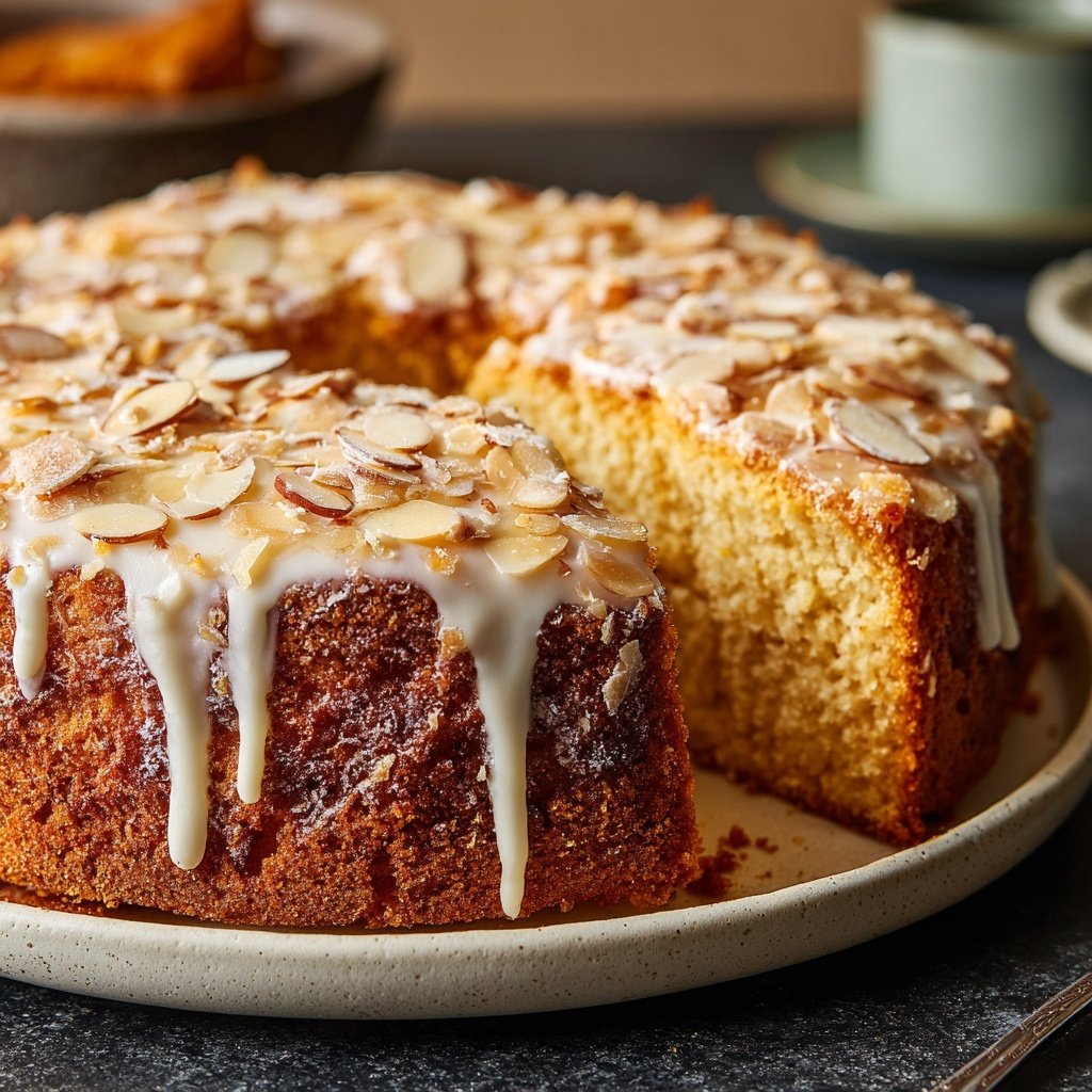 Vanilla Almond Yogurt Cake
