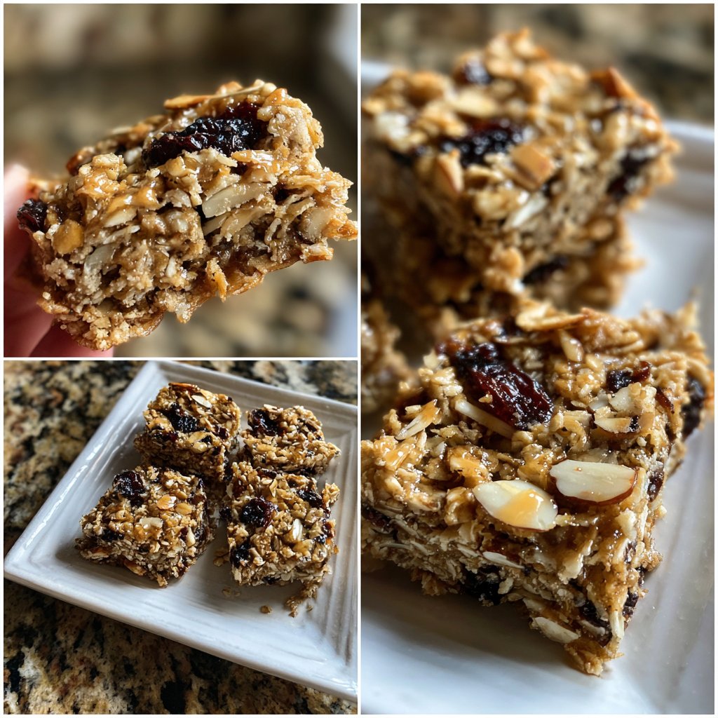 Vanilla Almond Oat Breakfast Squares