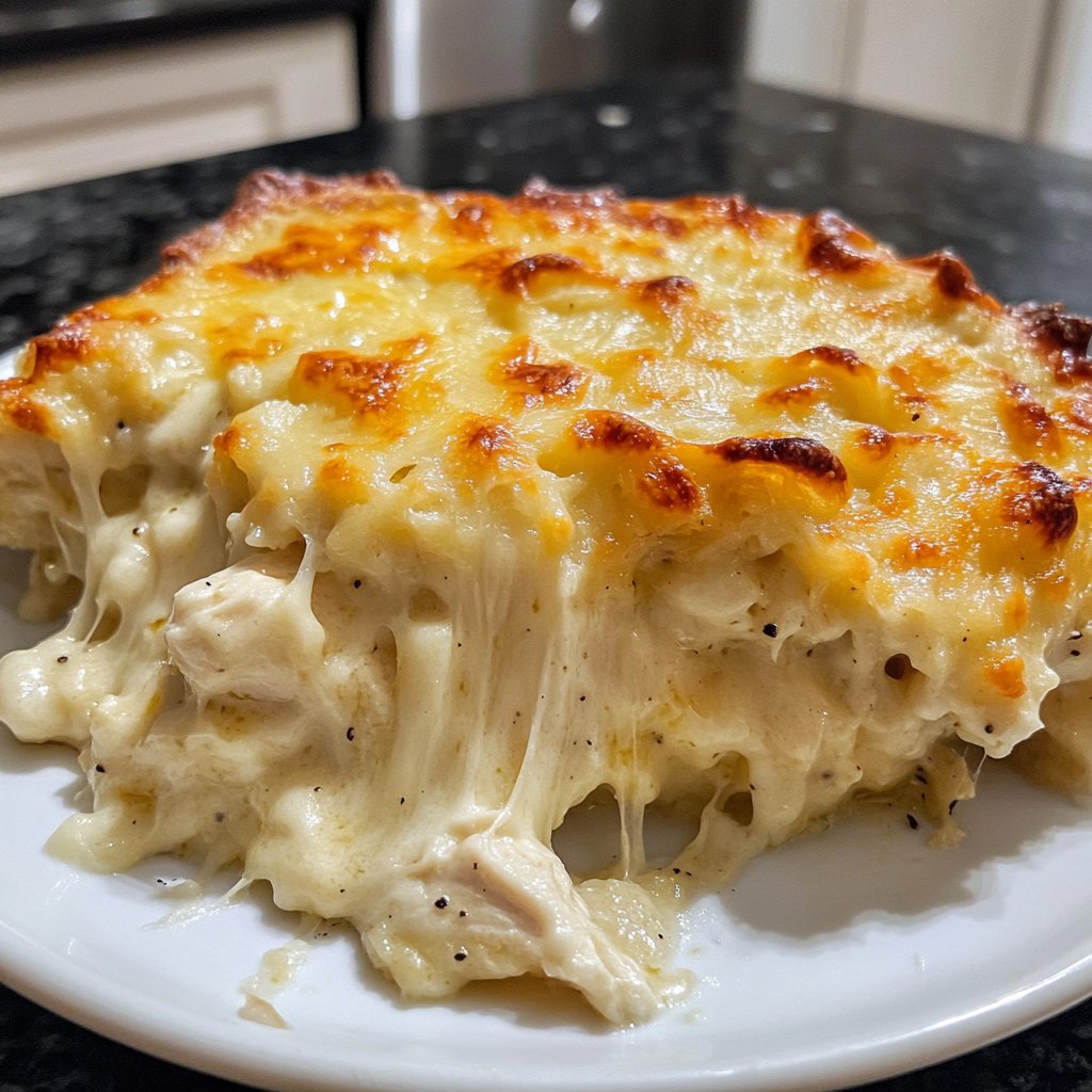 Easy Chicken Alfredo Bake Recipe