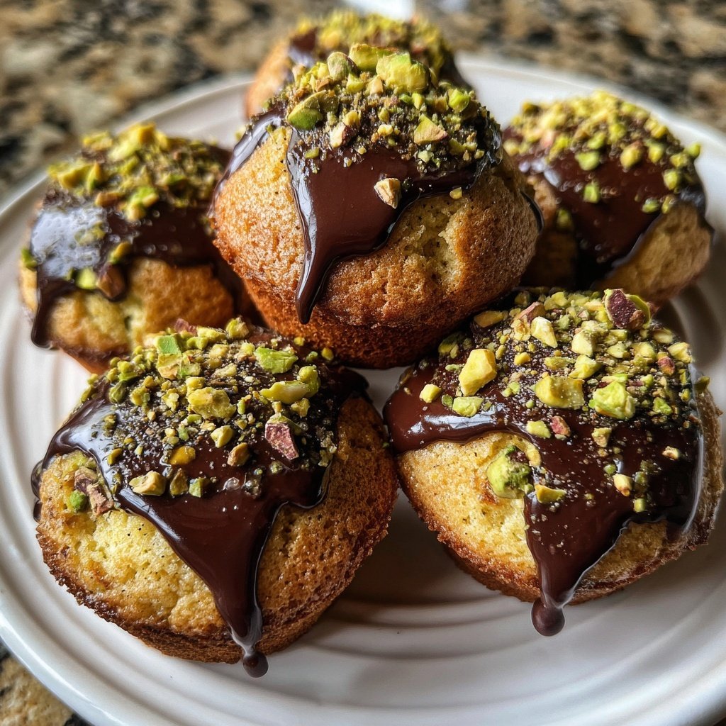 Chocolate Pistachio Cupcakes
