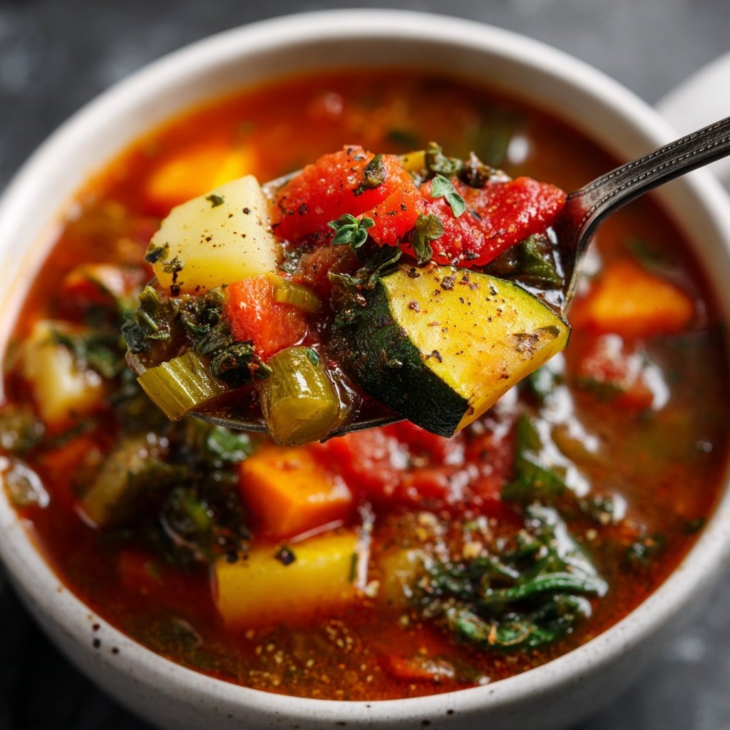 Healthy Crockpot Italian Vegetable Stew