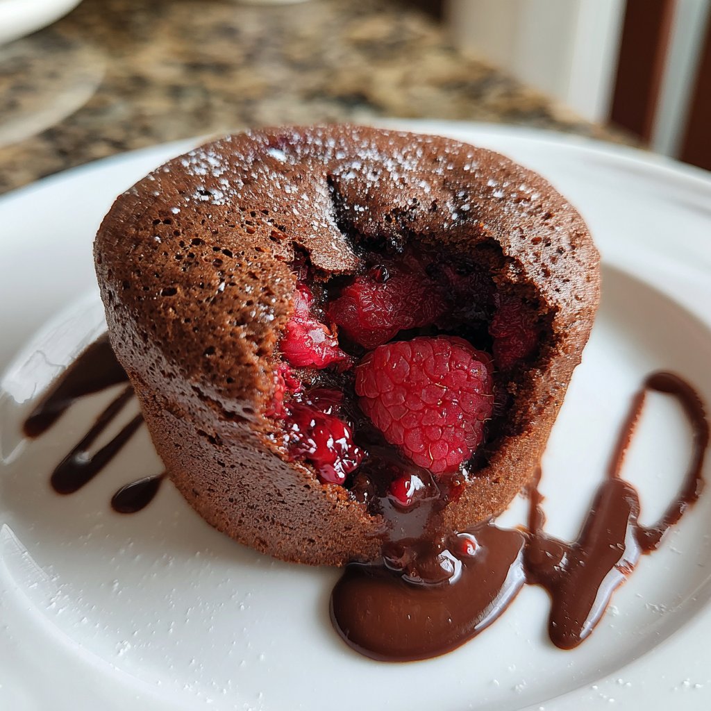 Chocolate Raspberry Soufflé