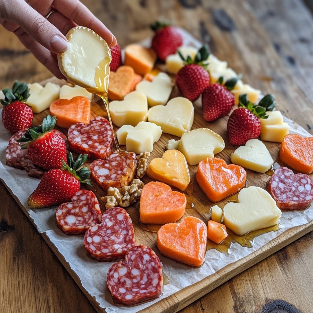 Valentines Day Charcuterie Board Easy