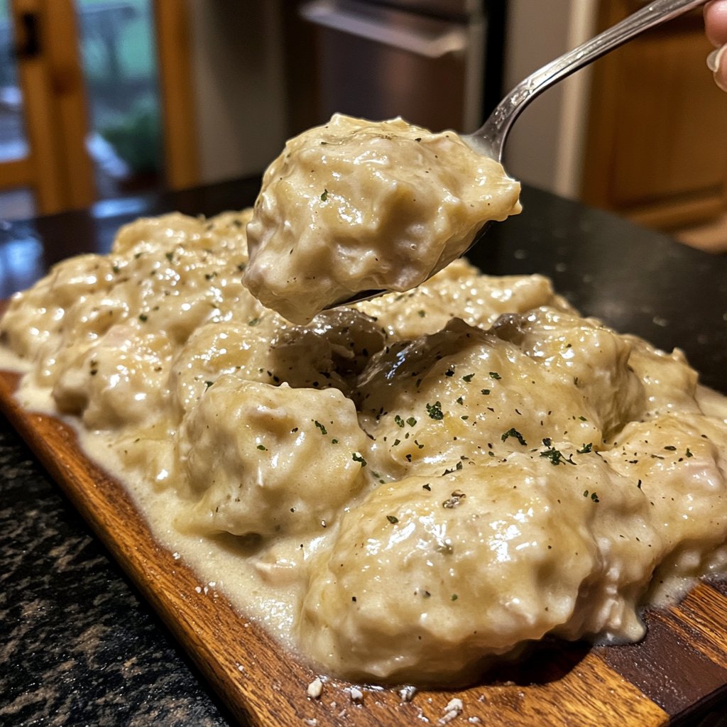Set-It-and-Forget-It Slow Cooker Chicken and Dumplings