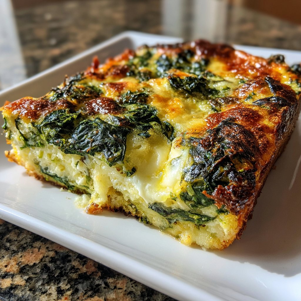 Baked Zucchini Spinach Bake