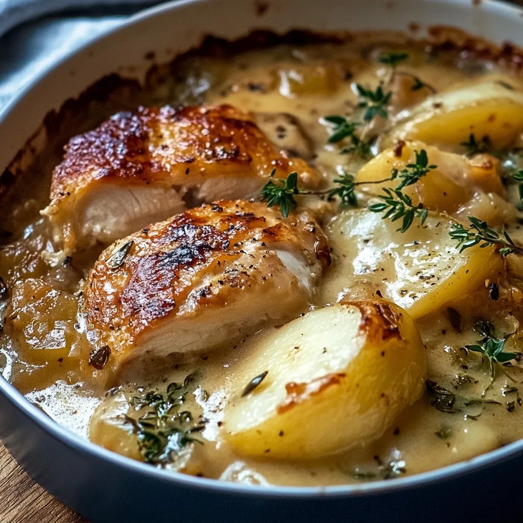 French Chicken Casserole a la Normande