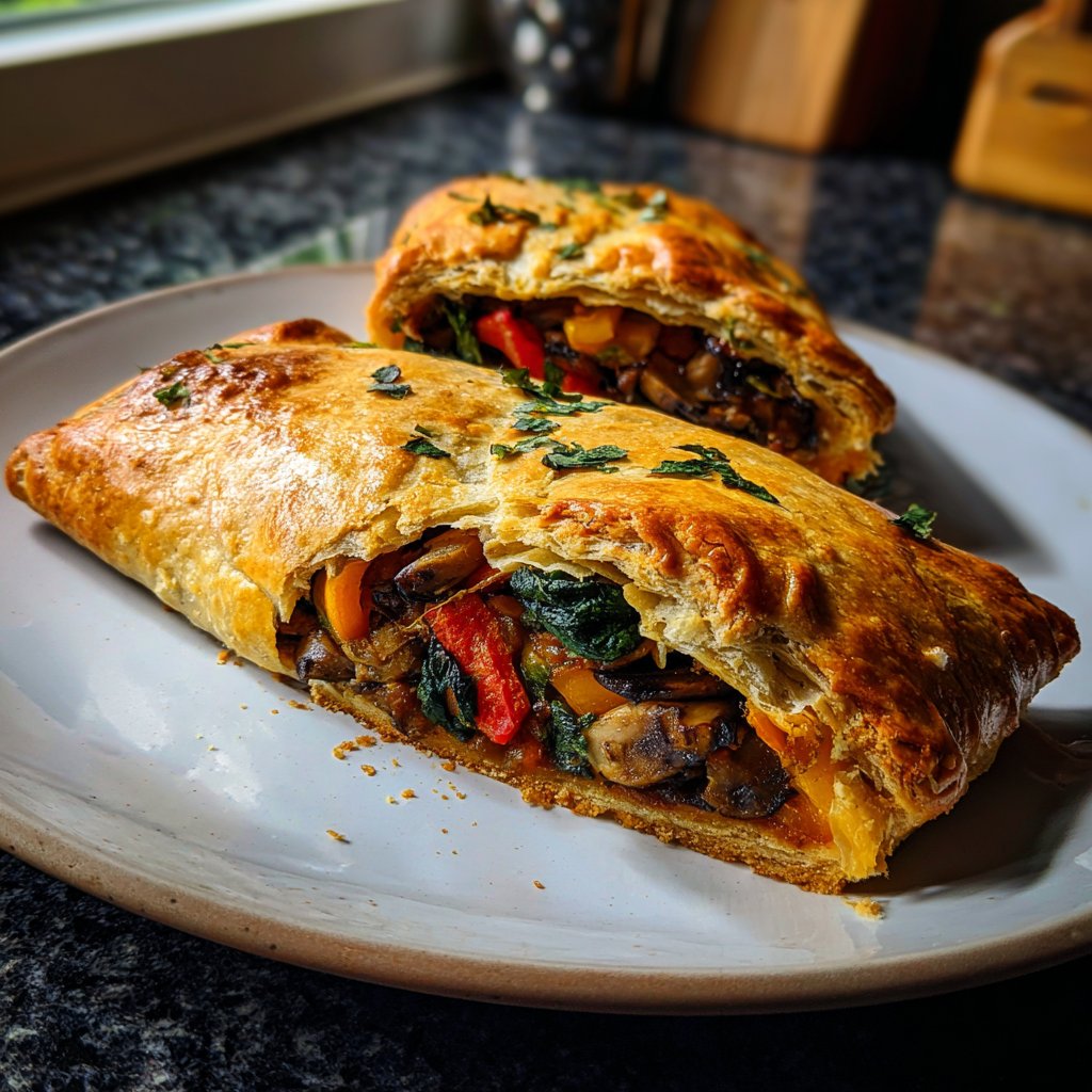 Valentine Dinner Roasted Vegetable Wellington