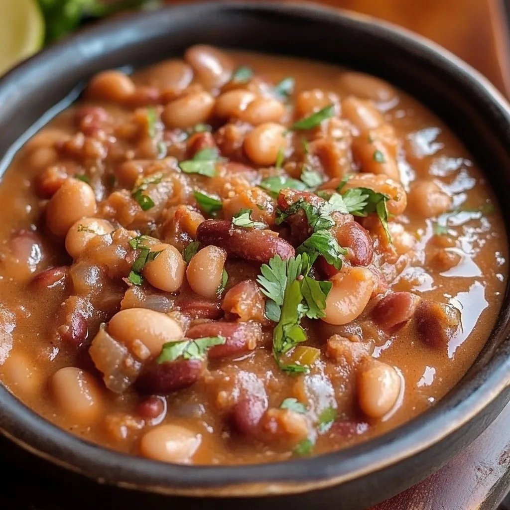 Frijoles Charros (Mexican Pinto Beans With Bacon and Chiles)