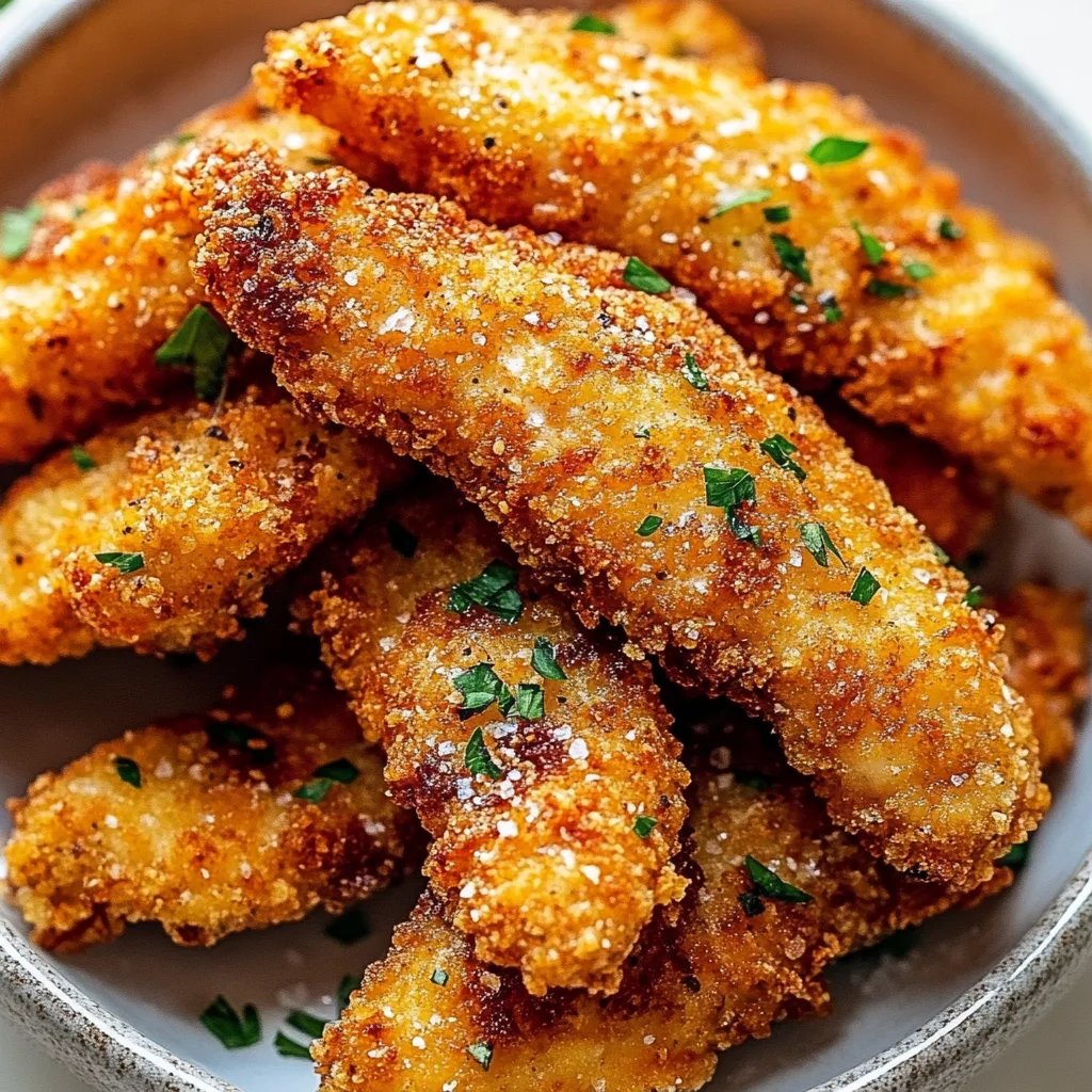 Crispy Homemade Baked Chicken Tenders