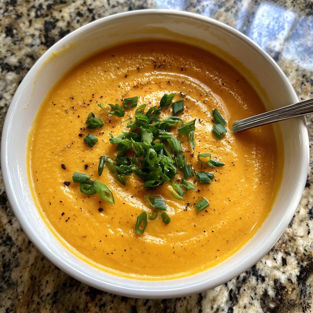 Creamy Carrot Ginger Soup
