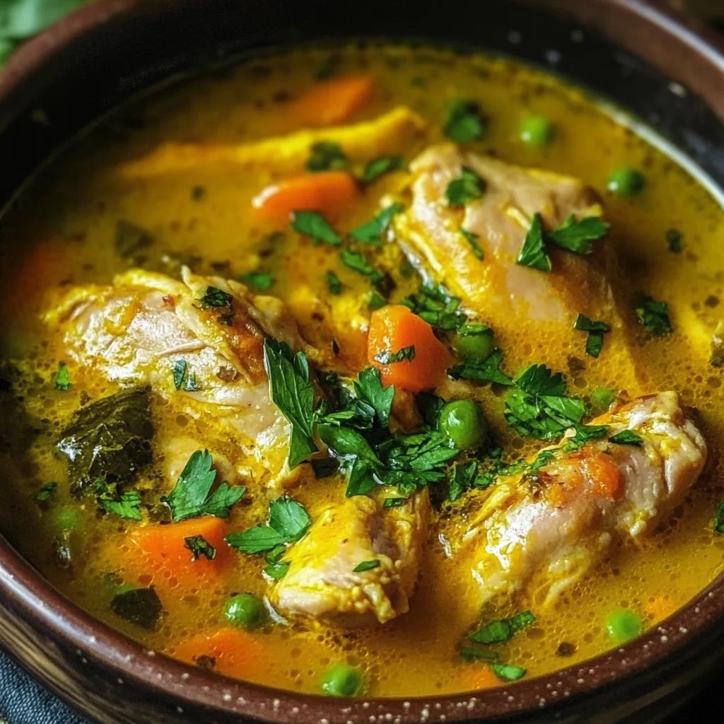 Anti-Inflammatory Turmeric Chicken Soup