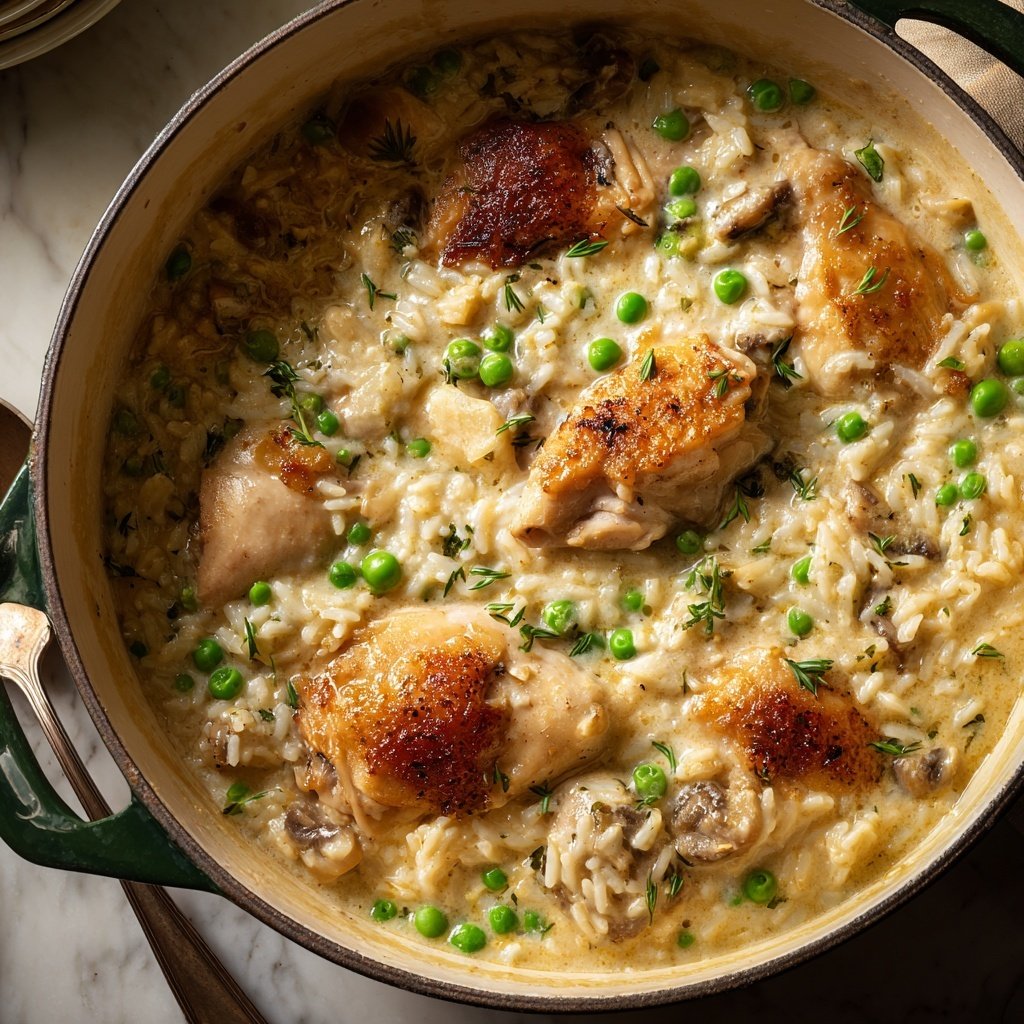 Creamy One Pot Chicken And Rice