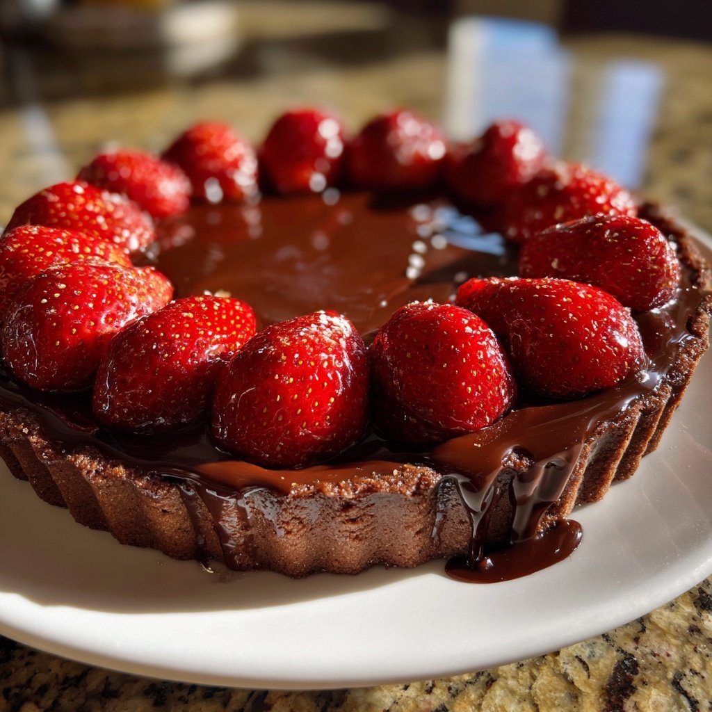Chocolate Strawberry Tart