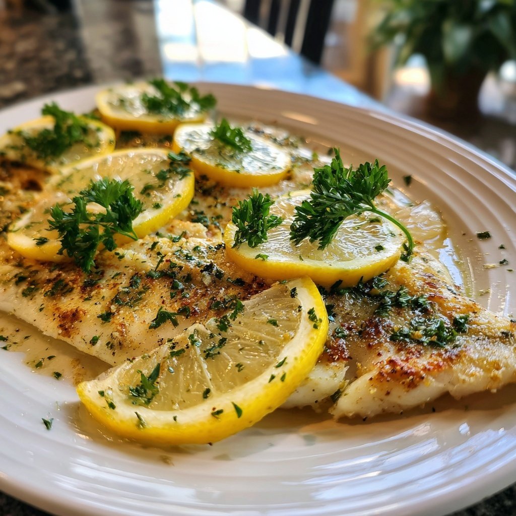 Healthy & Light Lemon Grilled Fish Plate