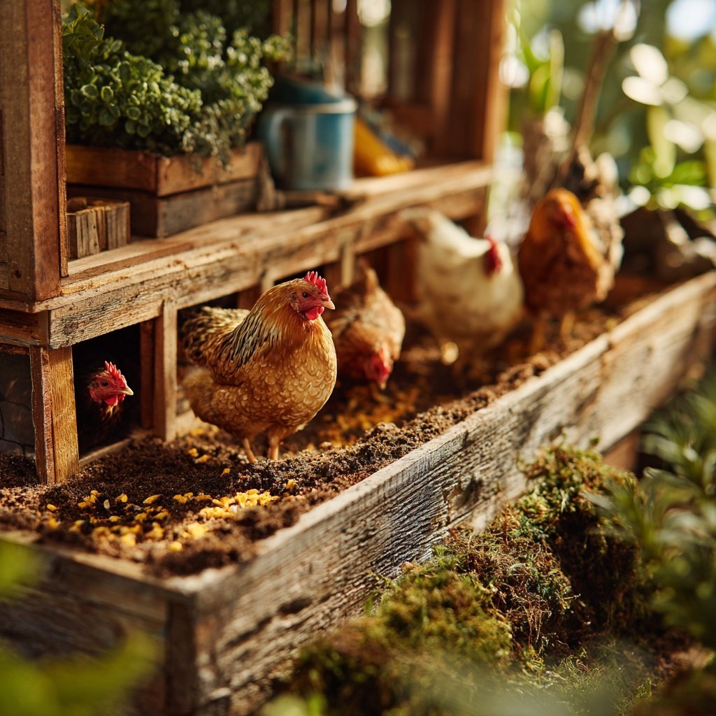 Compact Urban Chicken Run Build