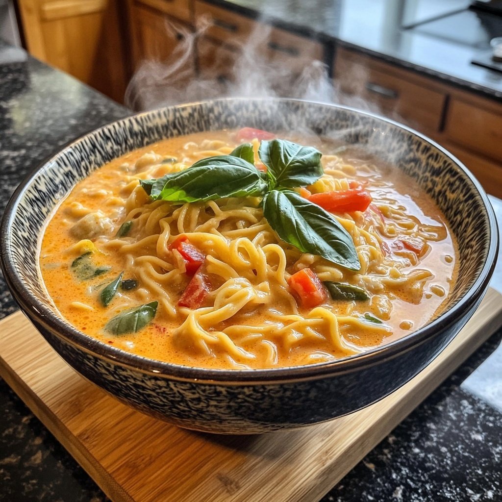 Thai Red Curry Noodle Soup