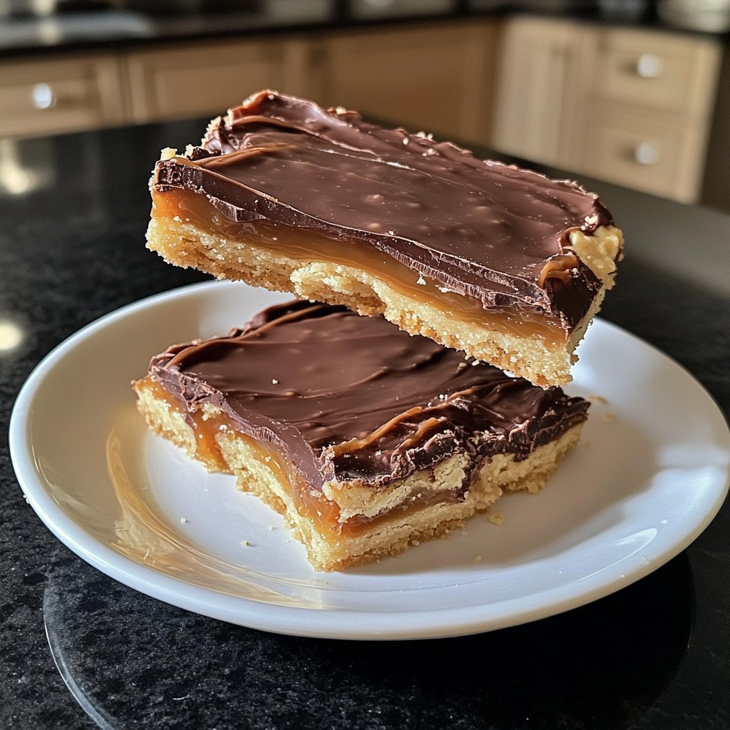 Chocolate Caramel Shortbread